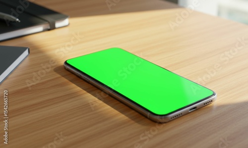 Green screen display mock up