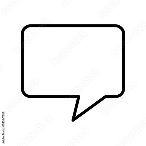 Chat box flat icon vector set, linear outline icon, minimal vector illustration for interface design