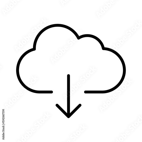 Download flat icon vector set, linear outline icon, minimal vector illustration for interface design