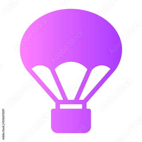 air balloon gradient icon