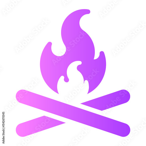 bonfire gradient icon