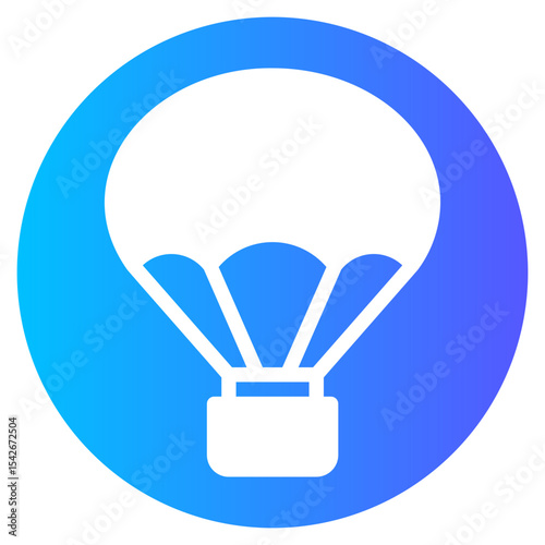 air balloon gradient icon