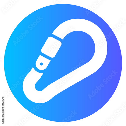 carabiner gradient icon