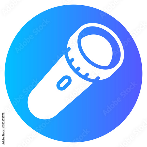flashlight gradient icon
