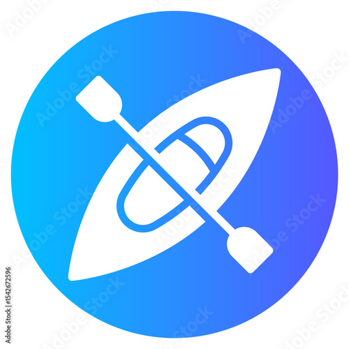 kayak gradient icon