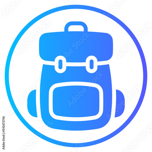 bagpack gradient icon