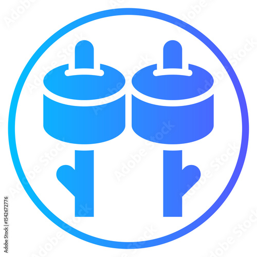 marshmallow gradient icon