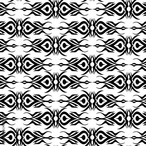 Tribal art seamless pattern
