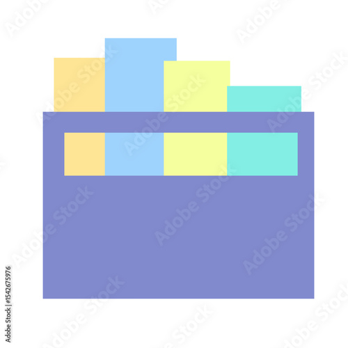 school tools icon illustration 