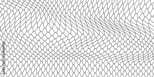 Curved net pattern. Seamless design for sportswear or equipment like soccer goals, volleyball nets, basketball hoops, hockey nets, and athletic gear.