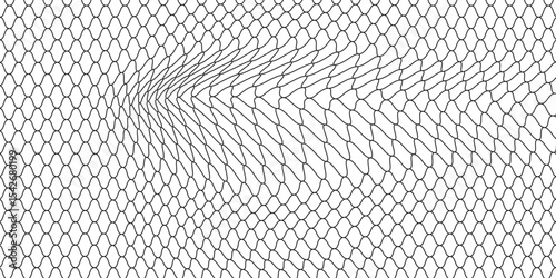 Curved net pattern. Seamless design for sportswear or equipment like soccer goals, volleyball nets, basketball hoops, hockey nets, and athletic gear.