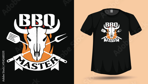 BBQ tshirt design graphic & vector