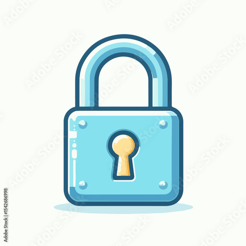 padlock vector illustration