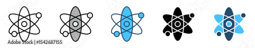 Icons with various styles Student and teacher icons. Education and knowledge symbols. Vector icon collection.