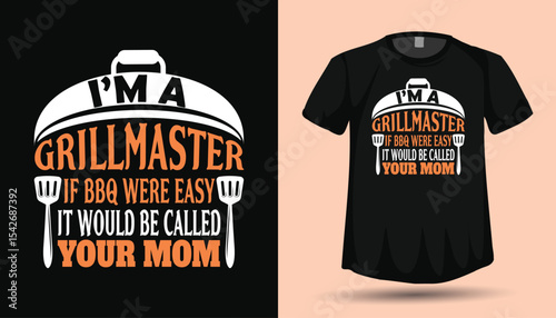 BBQ tshirt design graphic & vector