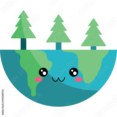 Earth Day with Pine Trees