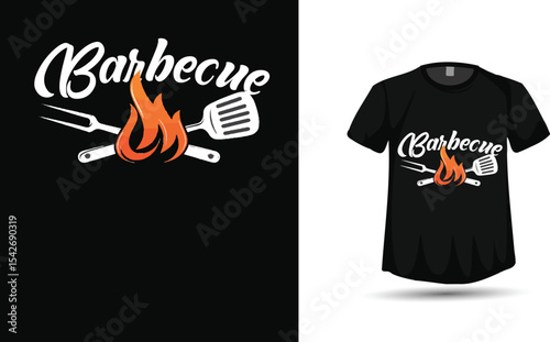 BBQ tshirt design graphic & vector