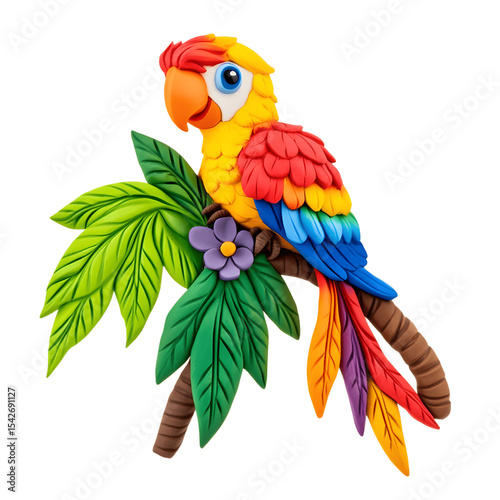 parrot on a branch