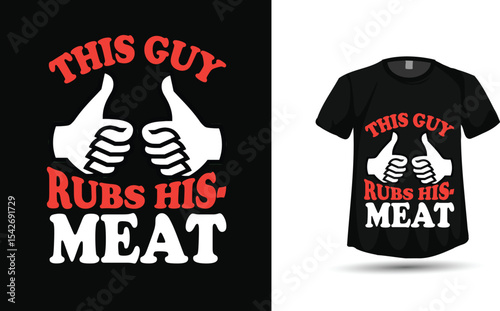 BBQ tshirt design graphic & vector