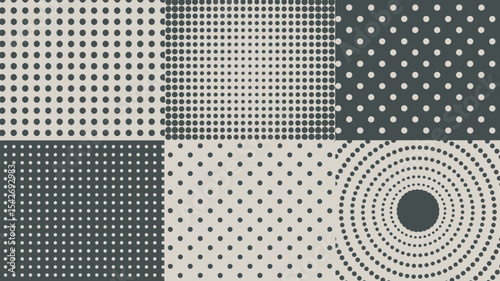 Seamless polka dot pattern background vector illustration for textile print and abstract design use editable stock vector illustration