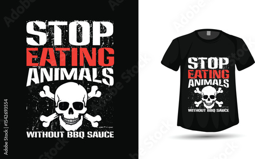 BBQ tshirt design graphic & vector