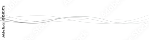 グレーの波線の背景素材