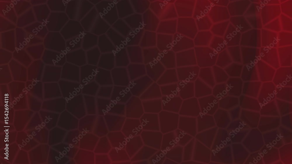 Red geometric pattern background with an aesthetic of irregular mosaic tiles. The design features dark and light shades of red, creating an eye-catching visual for use as a backdrop.