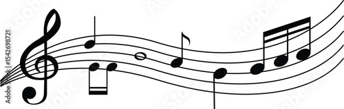 music notes background