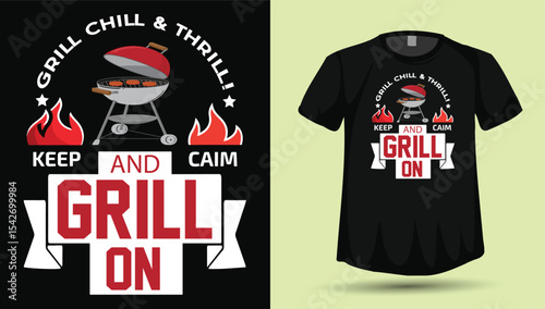 BBQ tshirt design graphic & vector