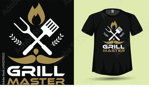BBQ tshirt design graphic & vector