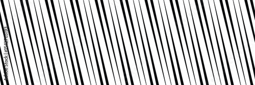 Slash line. Border with diagonal lines. Angle of tilt stripes. Black pattern of footer isolated vector on white background. Vector Illustration .  