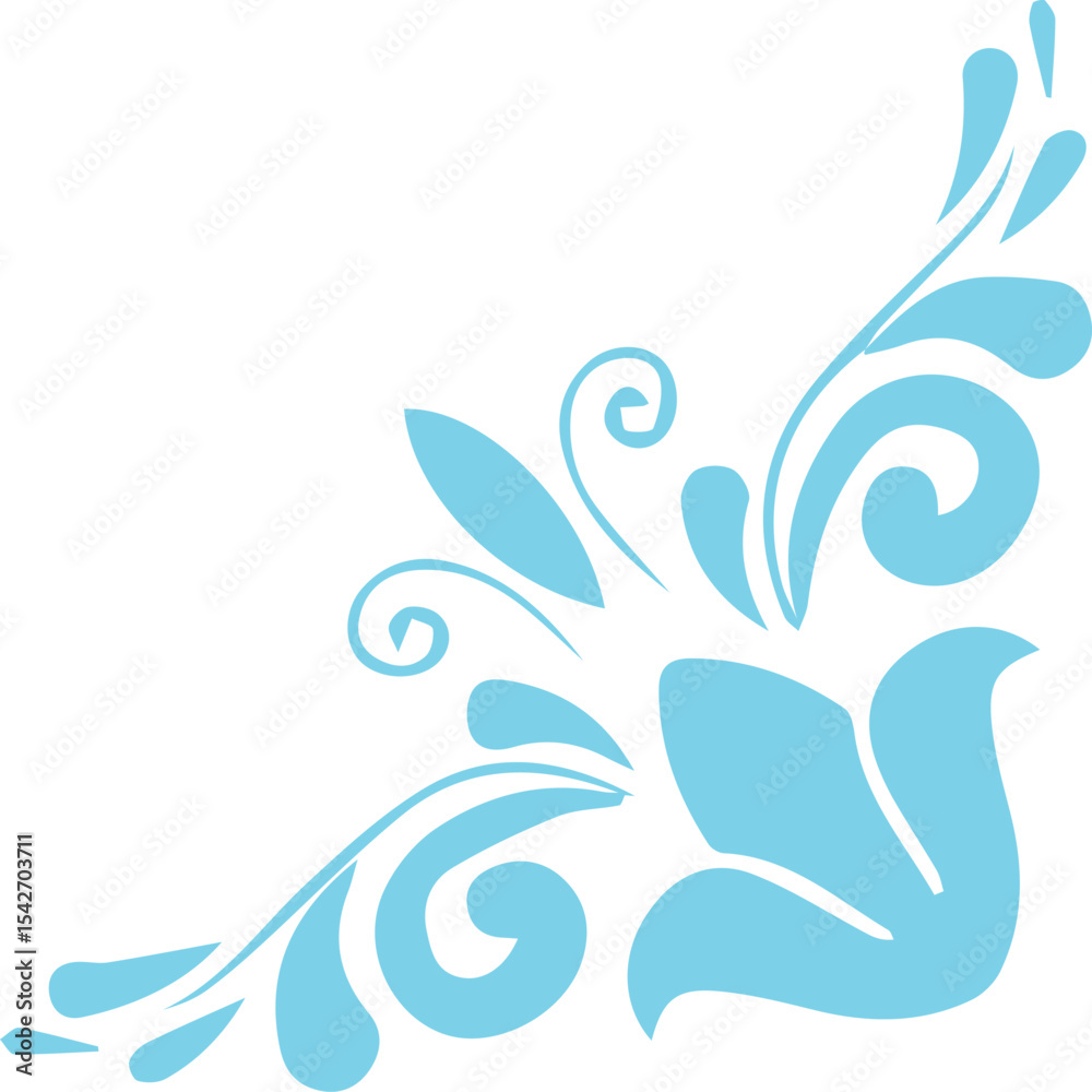 Fototapeta premium Beautiful flower art and mandala vector design