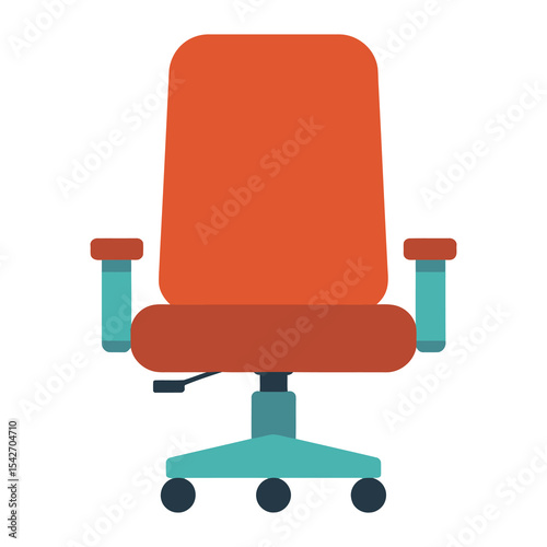 Office chair vector illustration