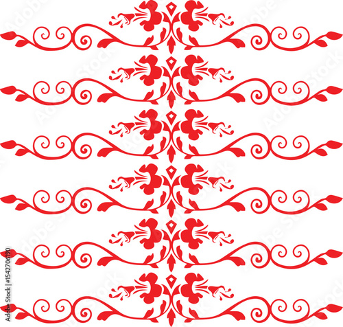 Beautiful flower art and mandala vector design