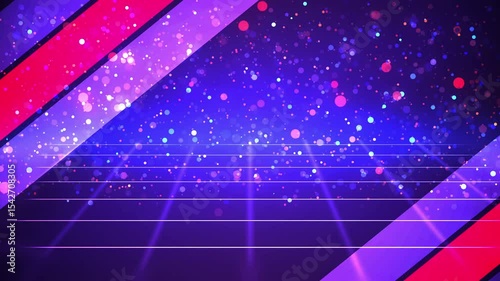 
Majestic, magical fantasy like particles moving line stripes grid technology bg 4K. Backdrop ideal for festive cards, cosmos video themes. Sparkling celebration dust shimmering party bokeh overlay fx