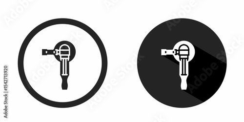 Grinding machine icon. Grinding machine icon vector design black color. Stock vector.