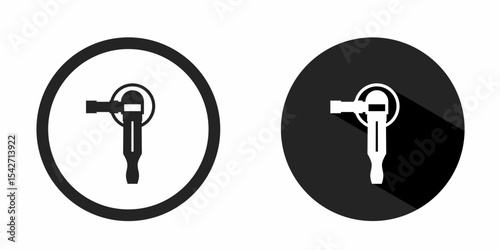 Grinding machine icon. Grinding machine icon vector design black color. Stock vector.