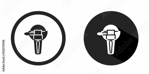Grinding machine icon. Grinding machine icon vector design black color. Stock vector.