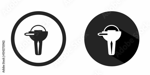 Grinding machine icon. Grinding machine icon vector design black color. Stock vector.