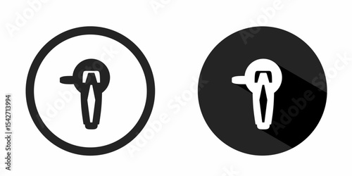 Grinding machine icon. Grinding machine icon vector design black color. Stock vector.