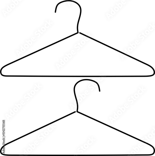 Photos hanger isolated on white background