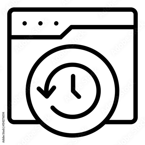 history icon line