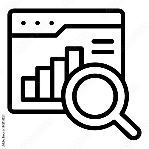 research icon line