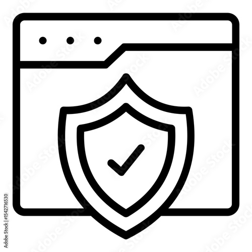 security icon line