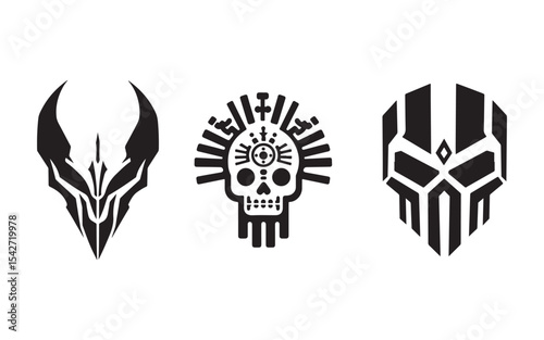 halloween vector illustration of a skull