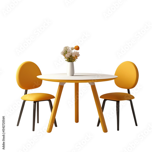 3d man sitting on a table in a cafe