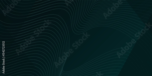 Dark abstract background with glowing wave. Shiny moving lines design element. Elegant dynamic wavy lines. simple good nice art modern