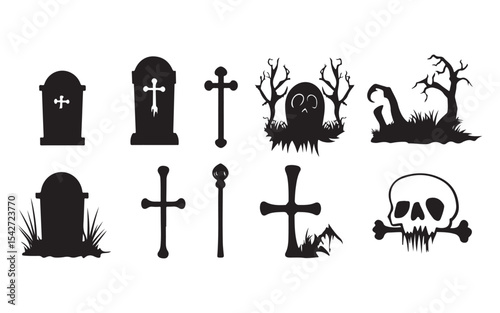 halloween characters set