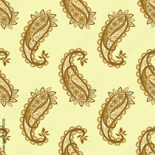 elegant paisley pattern for wallpaper background and textile beautiful paisley originated in persia and paisley is popular in Iran india scotland this paisley design is good for dress shawl scarf rida