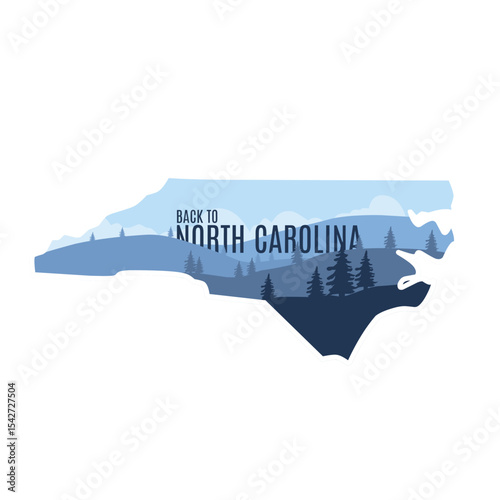 Back to North Carolina Mountain Scenery Perfect for Print, Apparel, etc